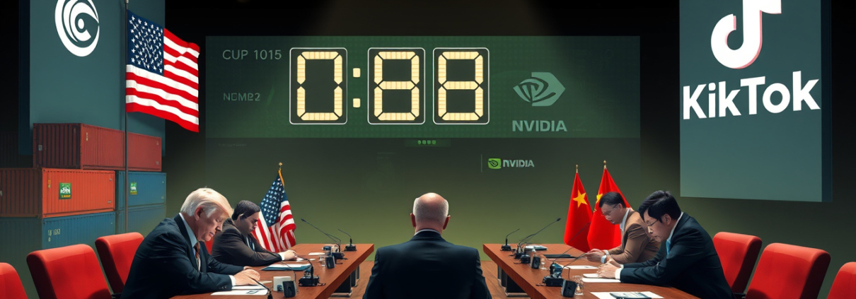 High Stakes: U.S.-China Trade Talks Intensify Amid Nvidia Probe and TikTok Deadline